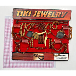 Vintage Vending Display Board Tiki Jewlery 0158